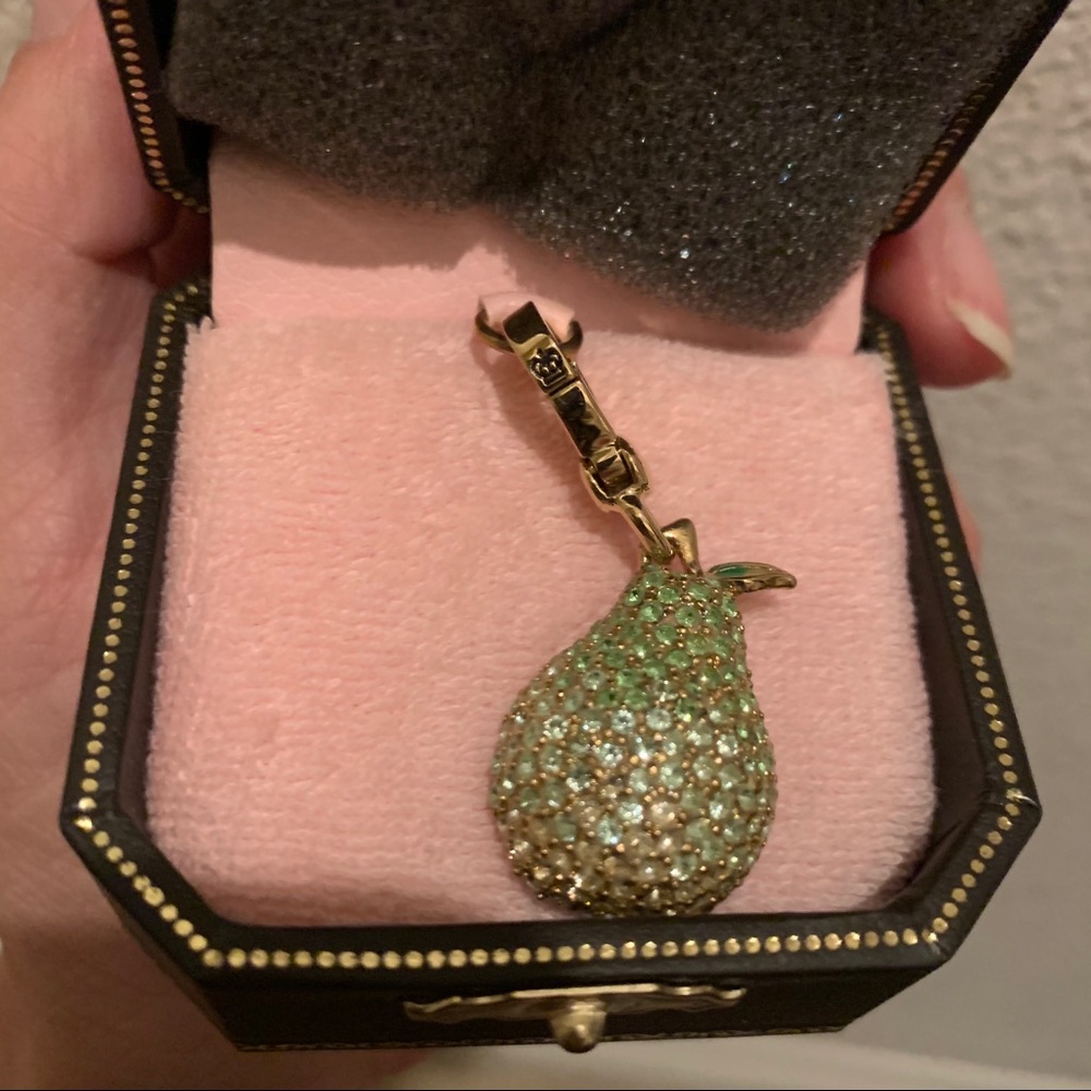 NIB Juicy Couture Pavé Pear charm